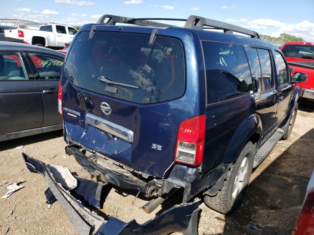 5N1AR18U17C636860 - 2007 NISSAN PATHFINDER LE BLUE photo 4