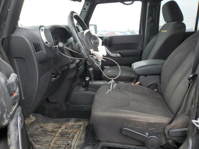 1C4BJWEG2DL691373 - 2013 JEEP WRANGLER U SAHARA BLACK photo 7