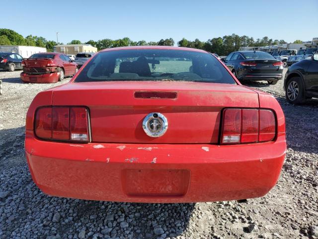 1ZVFT80NX65156440 - 2006 FORD MUSTANG RED photo 6