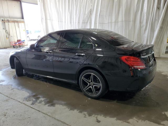 WDDWF4KB4JR411306 - 2018 MERCEDES-BENZ C 300 4MATIC BLACK photo 2