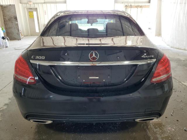 WDDWF4KB4JR411306 - 2018 MERCEDES-BENZ C 300 4MATIC BLACK photo 6
