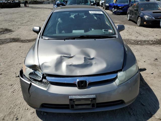 1HGFA16876L011547 - 2006 HONDA CIVIC EX GRAY photo 5