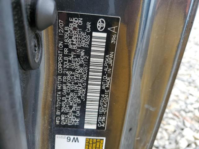 JTKDE167480267112 - 2008 TOYOTA SCION TC 黑色 照片 13