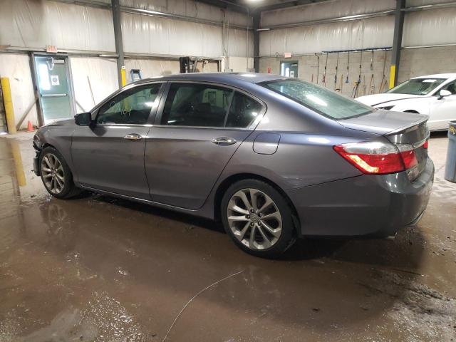 1HGCR2F53FA175848 - 2015 HONDA ACCORD SPORT GRAY photo 2