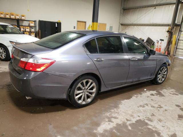 1HGCR2F53FA175848 - 2015 HONDA ACCORD SPORT GRAY photo 3