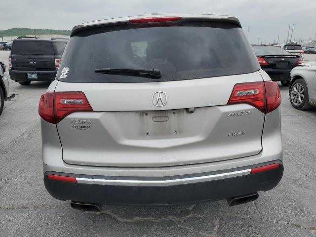 2HNYD2H70BH549209 - 2011 ACURA MDX ADVANCE SILVER photo 6