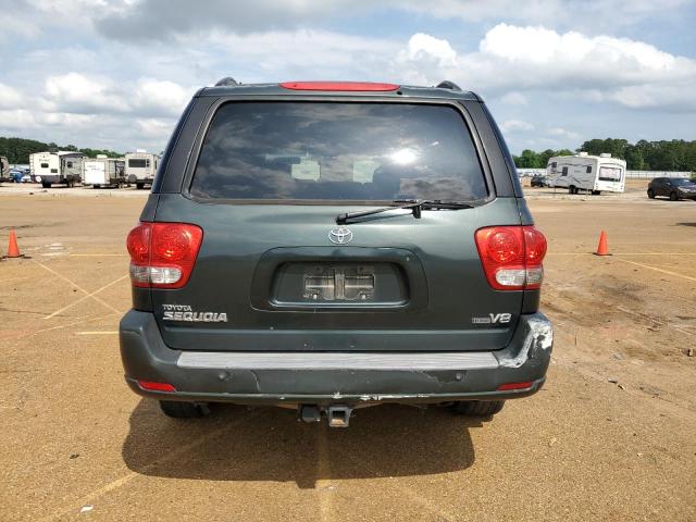 5TDZT38A96S278494 - 2006 TOYOTA SEQUOIA LIMITED GREEN photo 6