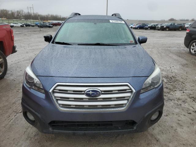 4S4BSACC2F3213324 - 2015 SUBARU OUTBACK 2.5I PREMIUM BLUE photo 5