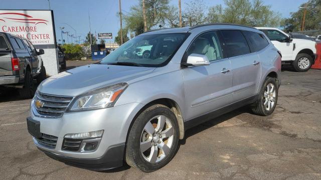 1GNKRLKD7DJ139629 - 2013 CHEVROLET TRAVERSE LTZ SILVER photo 2