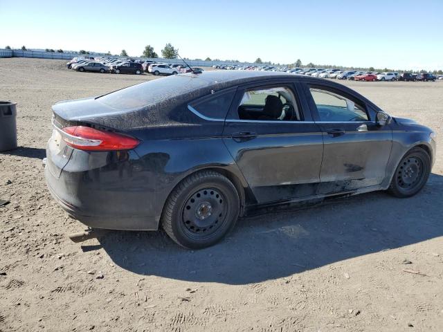 3FA6P0H79HR343544 - 2017 FORD FUSION SE BLACK photo 3