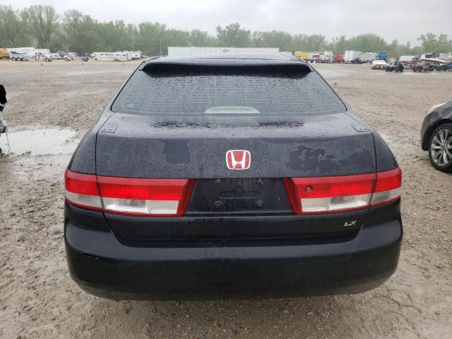 1HGCM56314A141578 - 2004 HONDA ACCORD LX BLACK photo 6