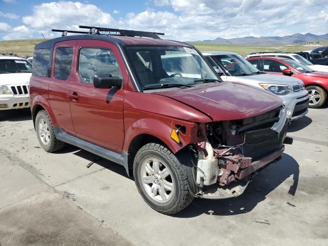 5J6YH28767L006199 - 2007 HONDA ELEMENT EX MAROON photo 4