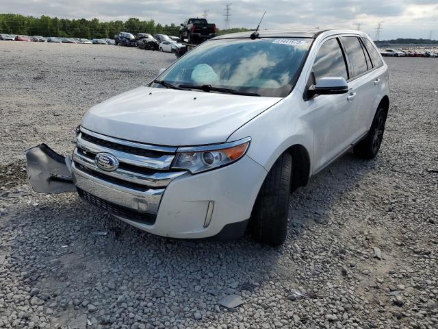 2FMDK4JC4DBE24731 - 2013 FORD EDGE SEL WHITE photo 1