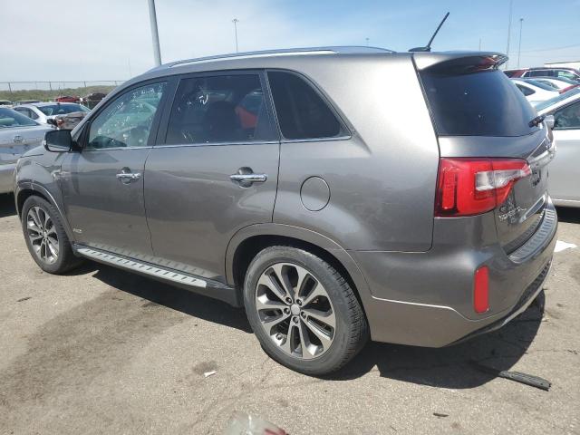 5XYKWDA73EG465982 - 2014 KIA SORENTO SX GRAY photo 2