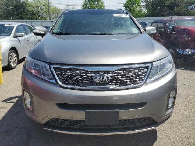 5XYKWDA73EG465982 - 2014 KIA SORENTO SX GRAY photo 5