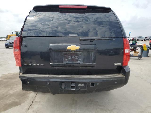 1GNSCJE07CR327744 - 2012 CHEVROLET SUBURBAN C1500 LT BLACK photo 6