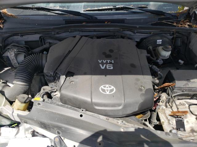 5TEJU4GN7AZ686296 - 2010 TOYOTA TACOMA DOUBLE CAB PRERUNNER SILVER photo 11