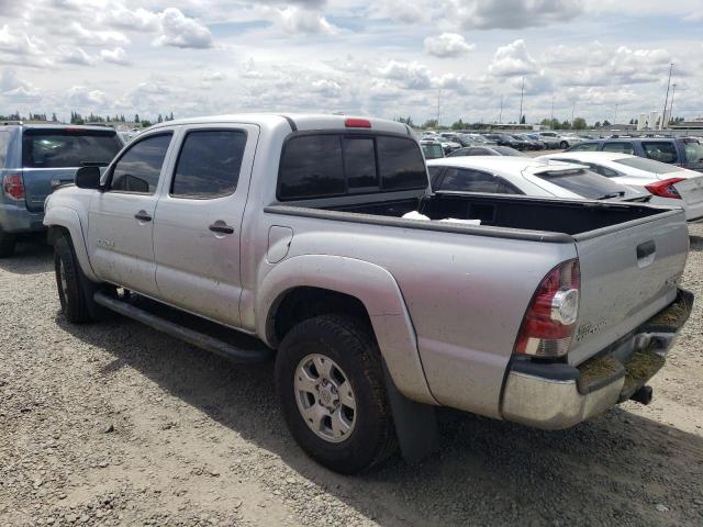 5TEJU4GN7AZ686296 - 2010 TOYOTA TACOMA DOUBLE CAB PRERUNNER SILVER photo 2