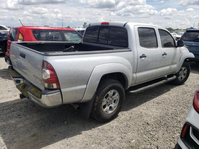 5TEJU4GN7AZ686296 - 2010 TOYOTA TACOMA DOUBLE CAB PRERUNNER SILVER photo 3