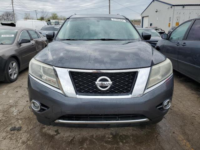 5N1AR2MM9EC708557 - 2014 NISSAN PATHFINDER S GRAY photo 5