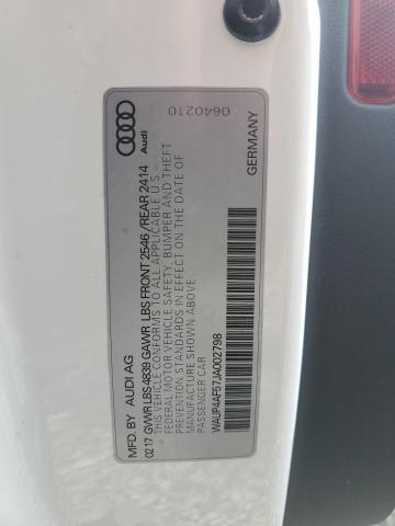 WAUP4AF57JA002798 - 2018 AUDI S5 PREMIUM PLUS 白色 照片 12