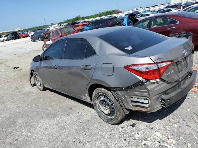 2T1BURHE9GC671796 - 2016 TOYOTA COROLLA L ვერცხლისფერი ფოტო 2