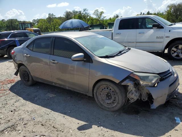 2T1BURHE9GC671796 - 2016 TOYOTA COROLLA L ვერცხლისფერი ფოტო 4