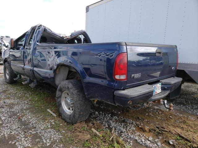 1FTSX31P64EB05331 - 2004 FORD F350 SRW SUPER DUTY BLUE photo 3