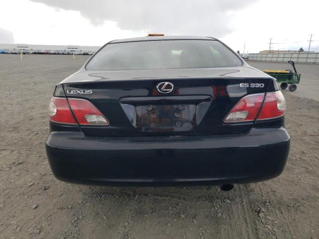 JTHBA30G045003461 - 2004 LEXUS ES 330 BLACK photo 6