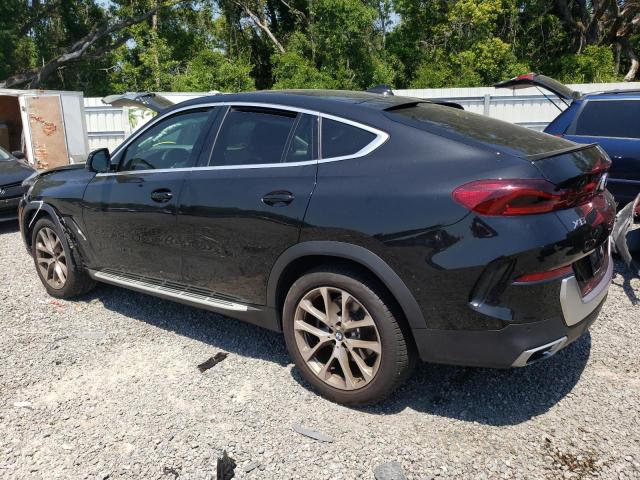 5UXCY6C06M9E51389 - 2021 BMW X6 XDRIVE40I BLACK photo 2