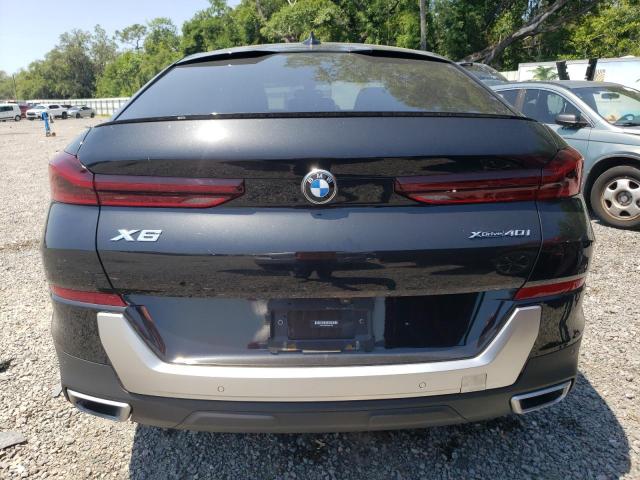 5UXCY6C06M9E51389 - 2021 BMW X6 XDRIVE40I BLACK photo 6