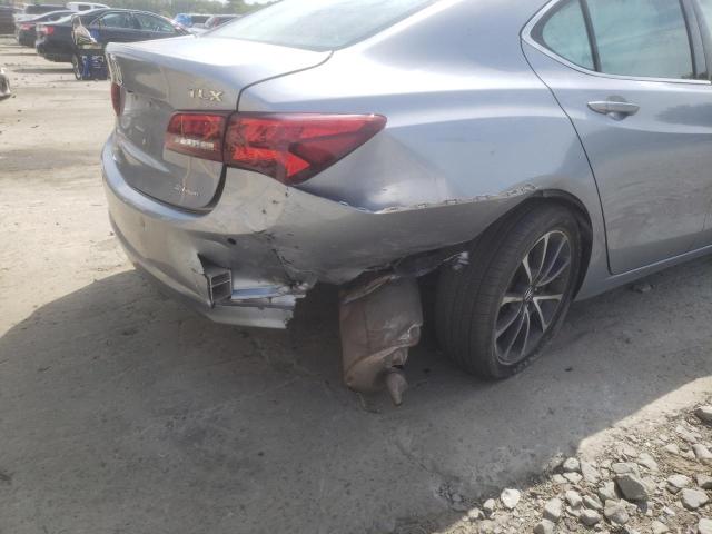 19UUB3F78FA010121 - 2015 ACURA TLX ADVANCE SILVER photo 9