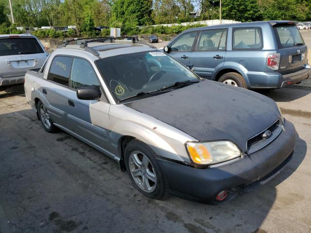 4S4BT62C336111603 - 2003 SUBARU BAJA SPORT SILVER photo 4