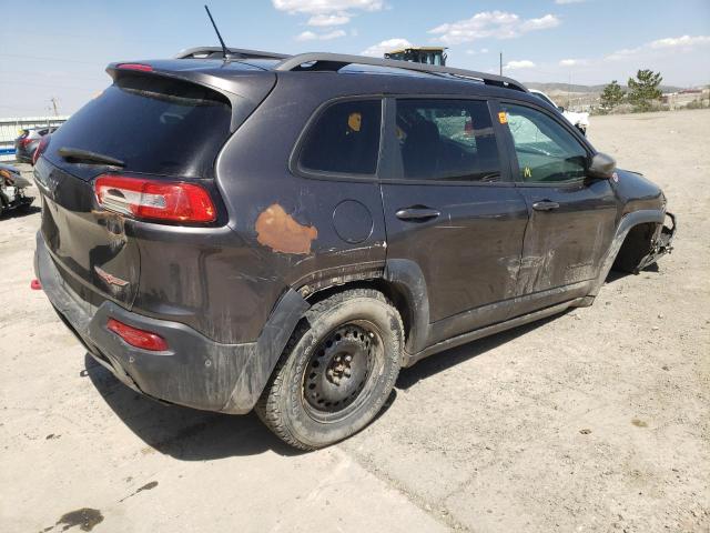 1C4PJMBS0EW201791 - 2014 JEEP CHEROKEE TRAILHAWK 石墨色 照片 3