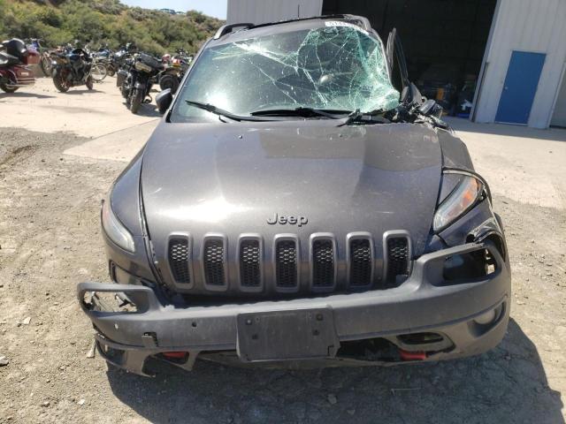 1C4PJMBS0EW201791 - 2014 JEEP CHEROKEE TRAILHAWK CHARCOAL photo 5