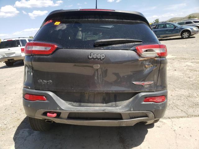 1C4PJMBS0EW201791 - 2014 JEEP CHEROKEE TRAILHAWK CHARCOAL photo 6