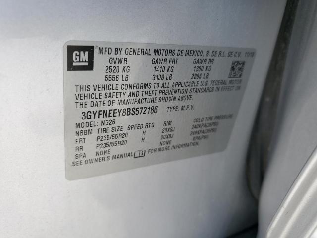 3GYFNEEY8BS572186 - 2011 CADILLAC SRX PERFORMANCE COLLECTION Argent photo 13