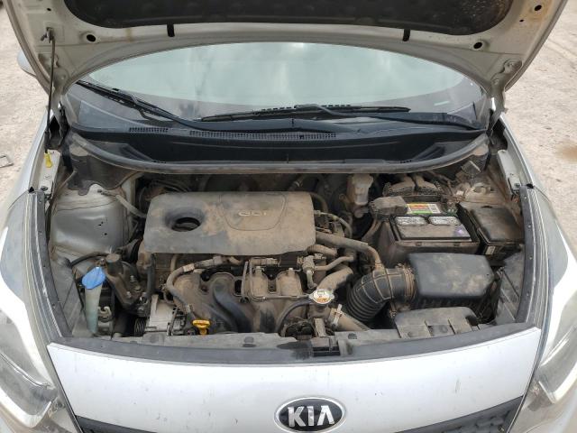 KNADM4A36G6536753 - 2016 KIA RIO LX SILVER photo 11