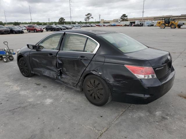 JHMCP26338C015221 - 2008 HONDA ACCORD LX BLACK photo 2