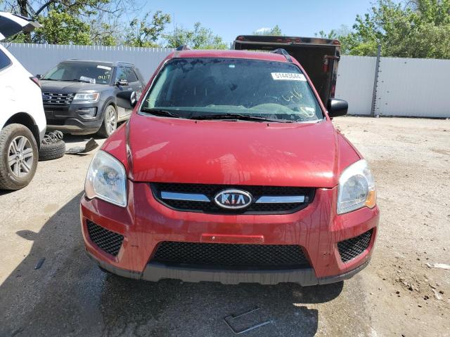 KNDJF723097626252 - 2009 KIA SPORTAGE LX RED photo 5