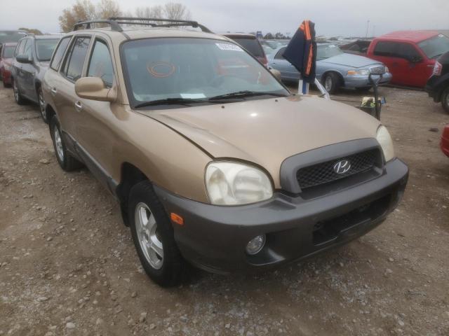 KM8SC73D12U217331 - 2002 HYUNDAI SANTA FE GLS GOLD photo 1