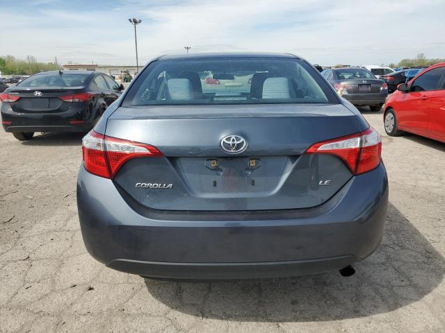 2T1BURHE6EC129424 - 2014 TOYOTA COROLLA L GRAY photo 6