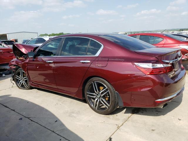 1HGCR2F13HA157723 - 2017 HONDA ACCORD SPORT SPECIAL EDITION BURGUNDY photo 2