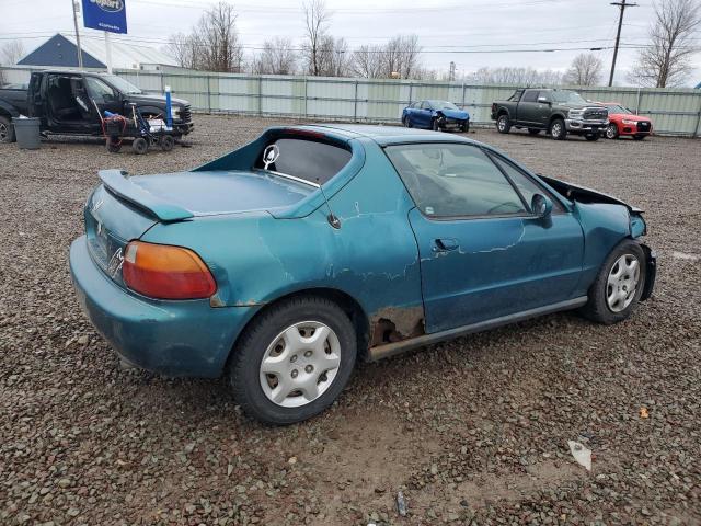 JHMEG1148SS002982 - 1995 HONDA CIVIC DEL SOL S TEAL photo 3