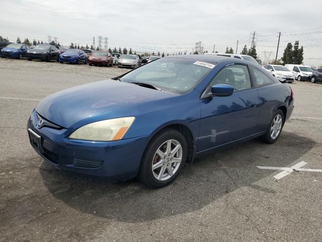 1HGCM82614A020762 - 2004 HONDA ACCORD EX BLUE photo 1