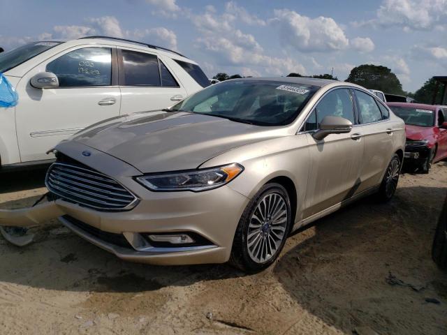 3FA6P0T91HR184172 - 2017 FORD FUSION SE BEIGE photo 1