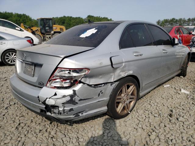 WDDGF56XX8F044696 - 2008 MERCEDES-BENZ C 350 SILVER photo 3