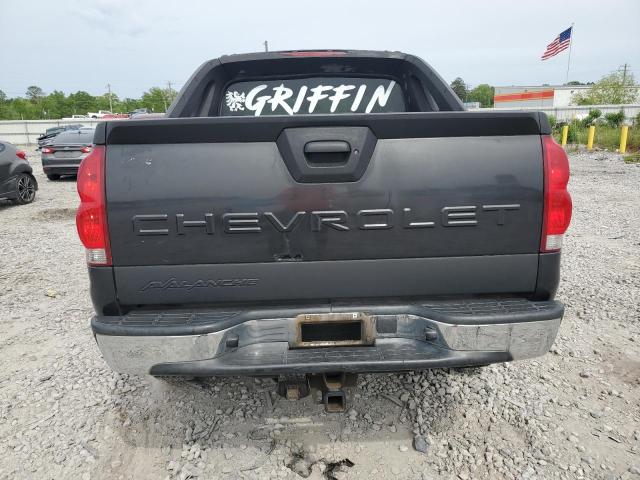 3GNEK12Z15G145821 - 2005 CHEVROLET AVALANCHE K1500 BLACK photo 6