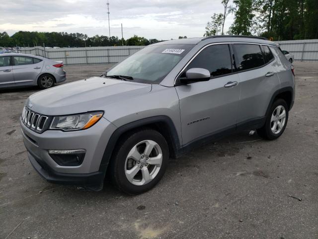 3C4NJCBB6MT553117 - 2021 JEEP COMPASS LATITUDE SILVER photo 1