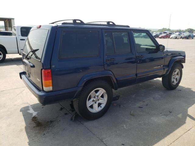 1J4FT58S21L550217 - 2001 JEEP CHEROKEE CLASSIC BLUE photo 3